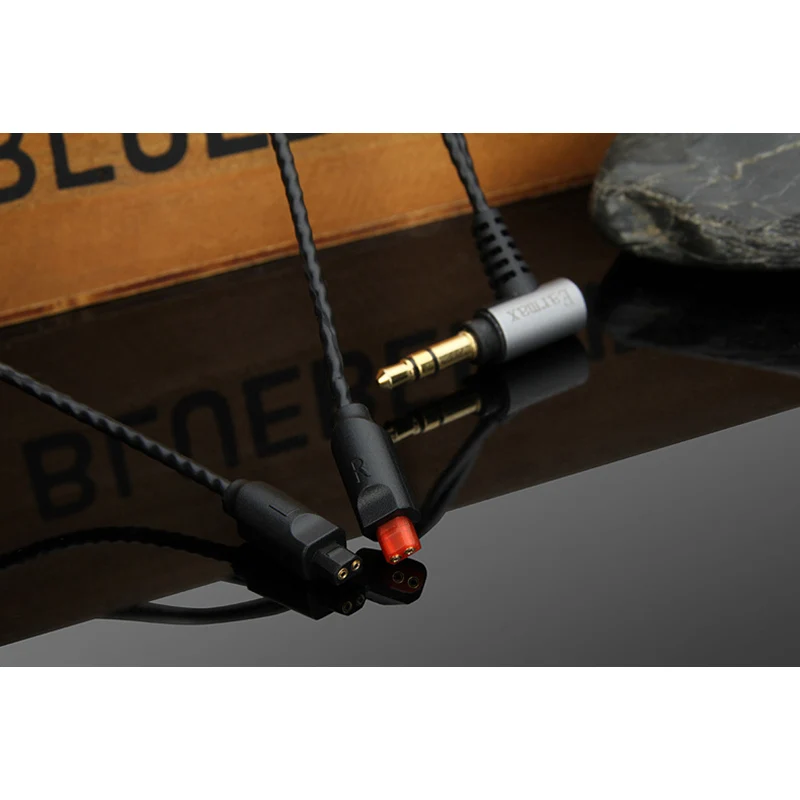 Наушники Earmax OCC с серебряным покрытием, обновленный кабель, позолоченные 3,5 мм штекеры, аудио кабель для ATH-IM50 IM70 IM01 IM02 IM03 IM04 UTP