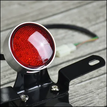 

Retro Motorcycle Refitted CNC Aluminum Alloy LED Back-end License Brake Lamp
