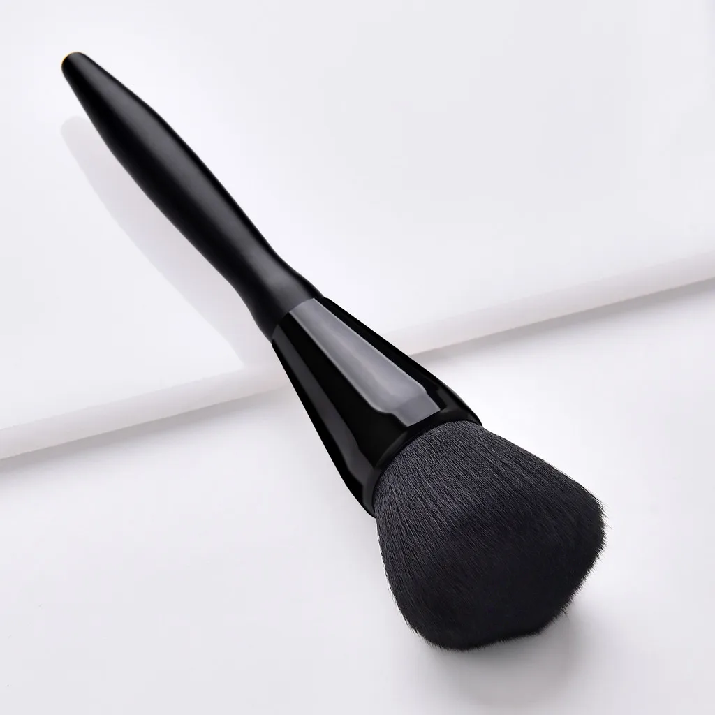 1 шт. Профессиональные Все черные высококачественные кисти для макияжа основа Румяна Тени для век кисть для губ натуральный макияж Brocha Maquillaje# L15