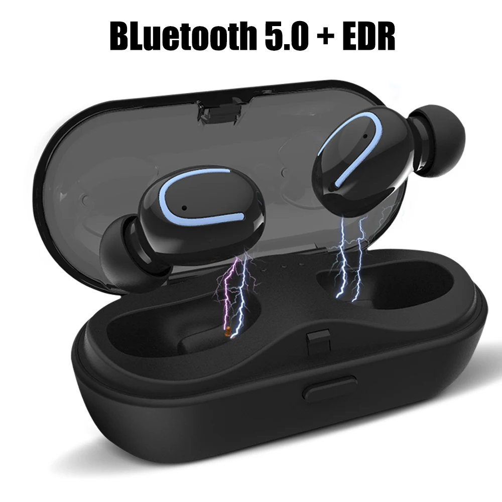 Беспроводной наушники Bluetooth наушники Mini True Беспроводной стерео наушники в ухо Мониторы наушник с HD микрофоном для iPhone Xiaomi