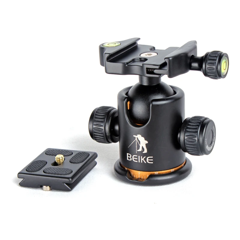 Aluminum Alloy Camera Tripod head / Ball Head With Quick Release Plate