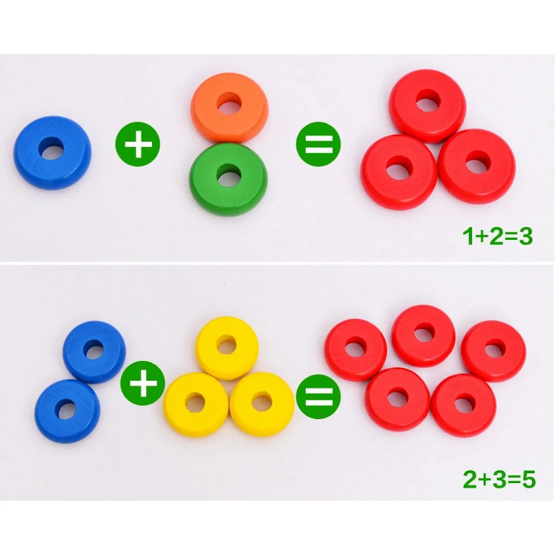 NFSTRIKE Calculate Circle Montessori Counting Stacker Wooden Educational Toy for Baby Kids Chilrden Early Development Toys 2018 NFSTRIKE Calculate Circle Montessori Counting Stacker Wooden Educational Toy for Baby Kids Chilrden Early Development Toys 2018
