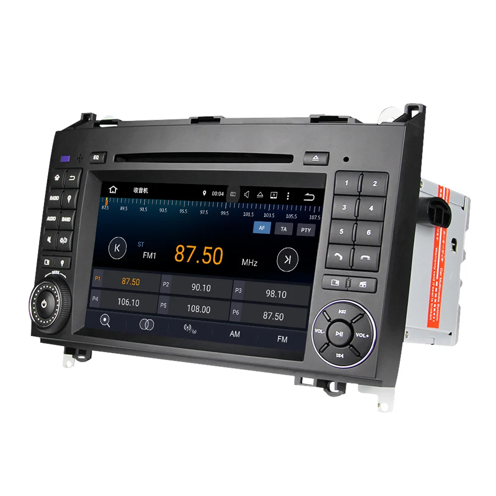 Perfect Eunavi 2 Din Android 8.0 Octa 8 core Car DVD Player For Benz Sprinter Vito W169 W245 W469 W639 B200 Radio GPS WiFi 4G RAM 4GB 3