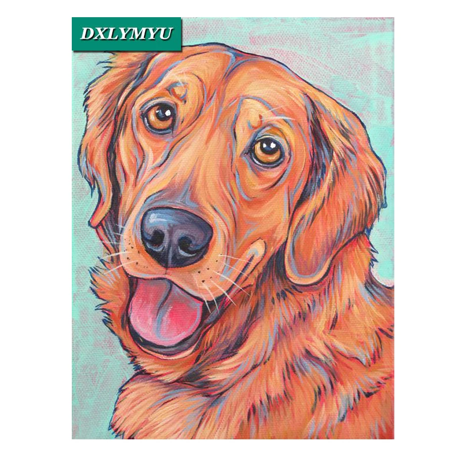 New 5d Diy Berlian Lukisan Kartun Anjing Gambar Bordir Penuh Persegi New 5d Diy Berlian Lukisan Kartun Anjing Gambar Bordir Penuh Persegi