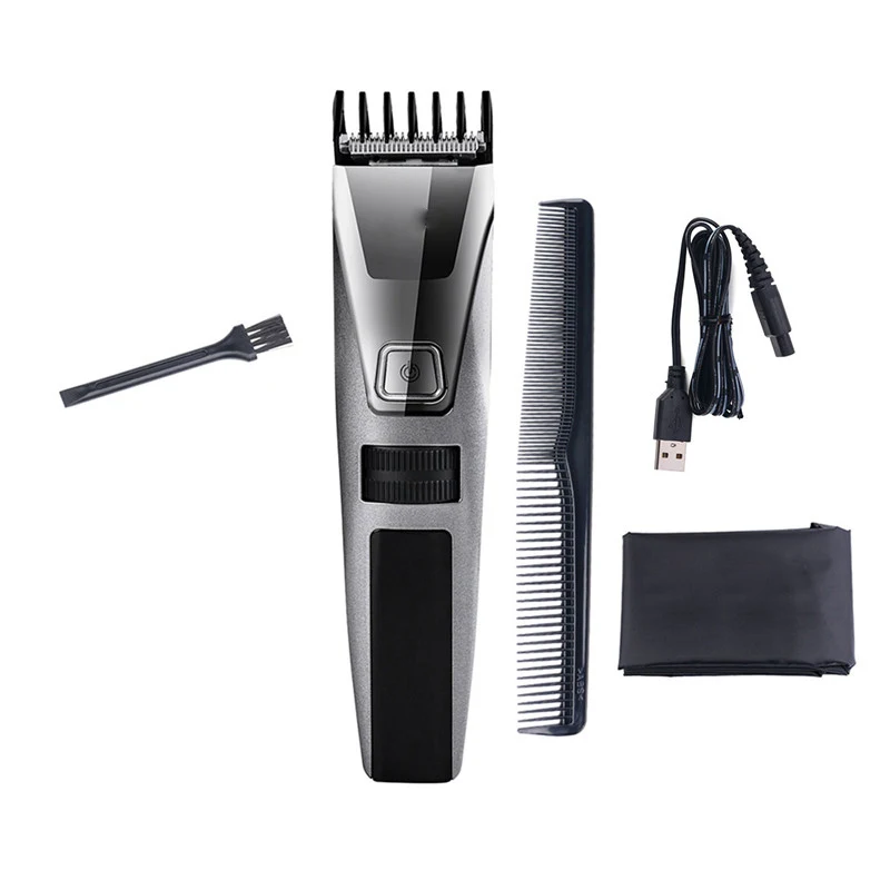 

Quick Charge Men's Hair Trimmer Machine Cordless LCD Display Clipper Styling Haircut Cutter for Baby&Adult
