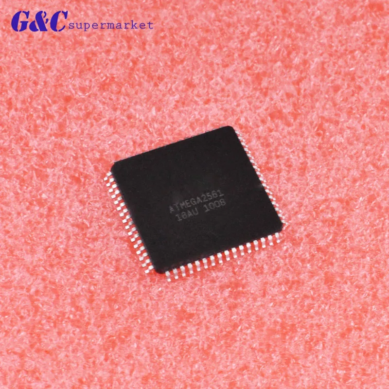 1PCS ATMEGA2561-16AU 64TQFP 8-bit Microcontroller with 64K/128K/256K Bytes In-System Programmable Flash