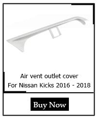 ABS Хромированная накладка на вентиляционное отверстие для приборной панели, внутренняя отделка, передняя крышка для водного стекла для Nissan NV200 Evalia 2013