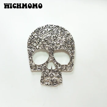 

2019 New 1pieces 73*57mm Zinc Alloy Big Skull Charms Pendant Linker for DIY Necklace Bracelet Jewelry Accessories