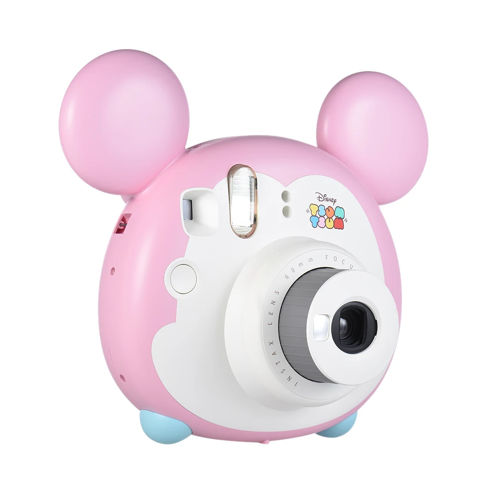 Фотокамера моментальной печати Fujifilm Instax Mini TSUMTSUM, 10 листов, ремешок для объектива с автоматическим измерением, зеркало для селфи, подарок на день рождения