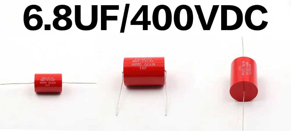 PAPRI 1 шт. Audiophiler Осевая MKP Аудио Класс конденсатор с алюминиевой крышкой, 0,47-15 мкФ 400VDC для HIFI DIY частоты постоянной ёмкости, универсальный конденсатор гитарный усилитель