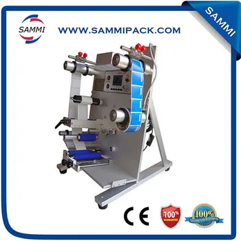 

Semi automatic high accuracy glass bottle labeling machine