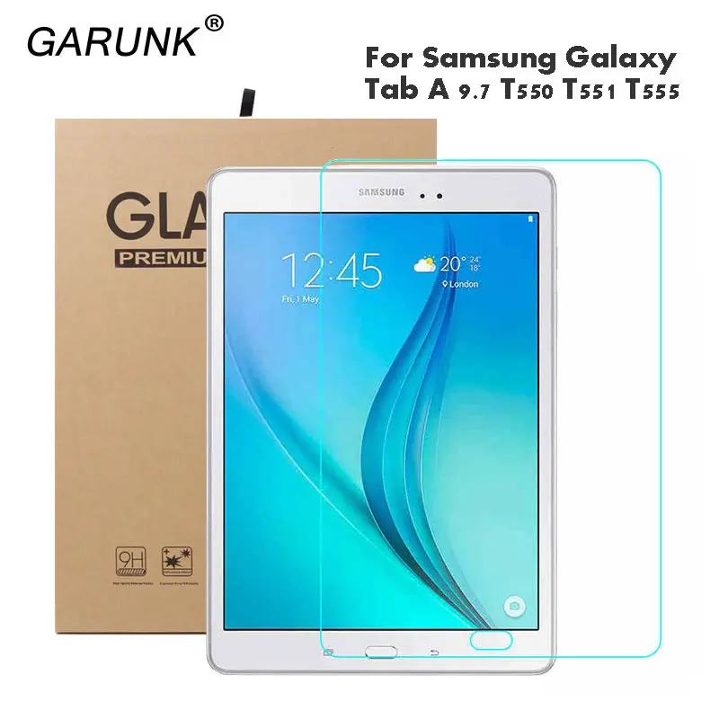 Закаленное Стекло для Samsung Galaxy Tab A 9 7 T550 T551 T555 0 3 мм 2.5D взрывозащищенный Экран