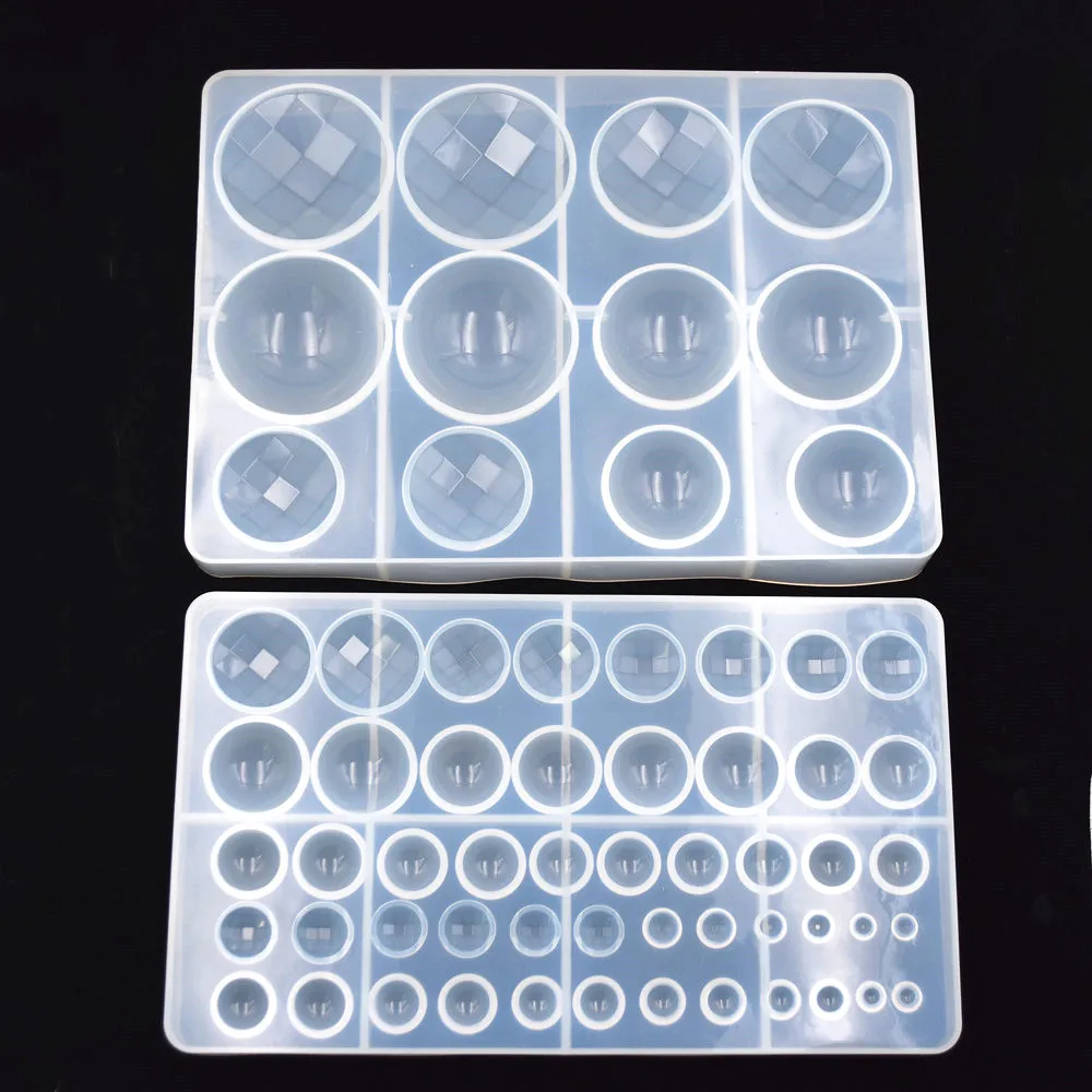 

SNASAN Multi style Pendants Silicone Mold Oblate Cabochon beads Resin Silicone Mould for Jewelry Making epoxy resin molds DZ33