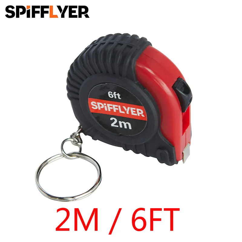 1pc 2M Mini Tape Measure Retractable Tape Metric Measuring Tape Woodworking Measurement inches Ruler Tape Measures Tools DIY