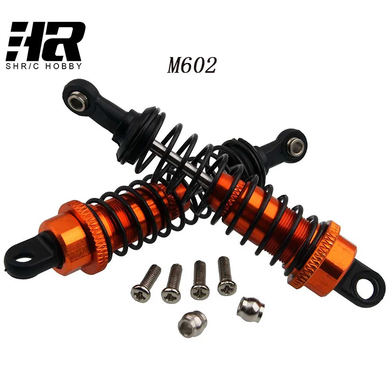 2PCS RC Himoto M602 1:18 Upgrade Parts Alum Aluminum Shock Absorbers 2P For Electric Mastadon E18MT Spino E18XB 23602 | Игрушки и хобби