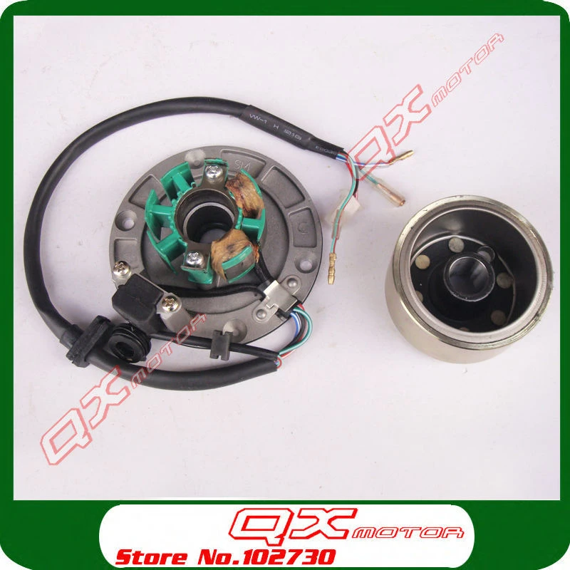 Magneto Stator Plate Rator Assembly Flywheel for Pister Dirt Pit Bike Atomik US Magneto Stator Plate Rator Assembly Flywheel for Pister Dirt Pit Bike Atomik US