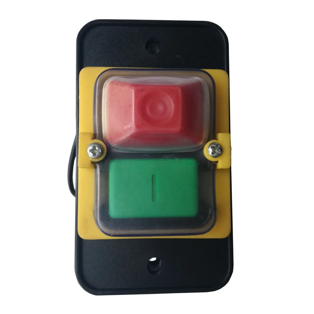 

JD2 16A 220V 8 Pins Waterproof Electromagnetic On Off Push Button Pushbutton Switch for Garden Power Mechanical Tools
