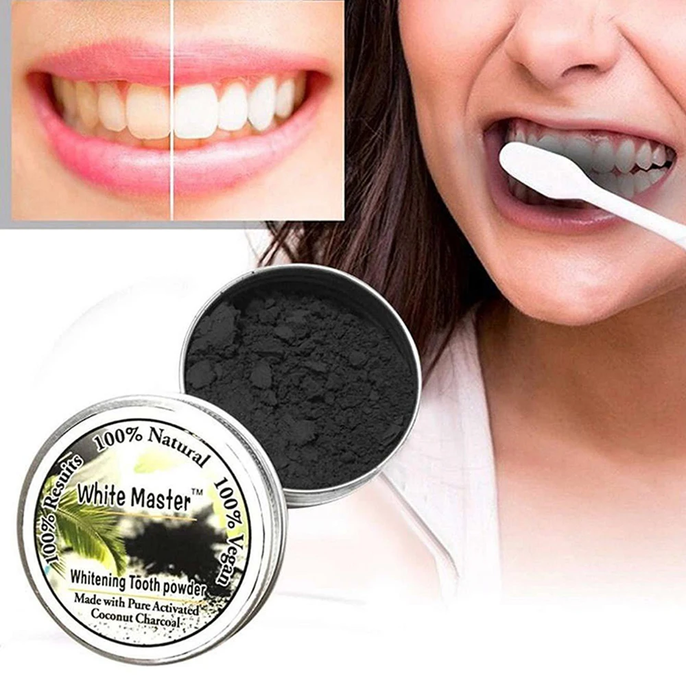 

Black Bamboo Charcoal Powder Activated Coal Of Pure Tooth Powder Teeth Whitening 10g