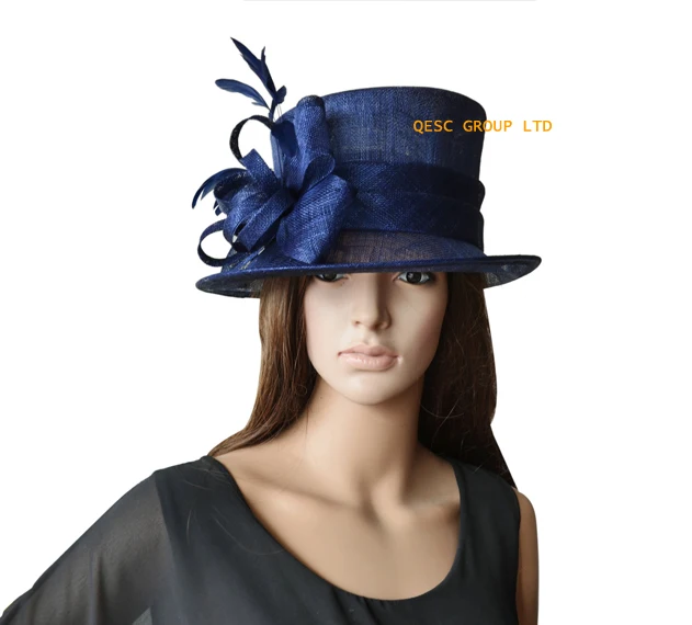 Online Whole New 4 Colours Navy Blue Formal Dress Hat Online Whole New 4 Colours Navy Blue Formal Dress Hat Sinamay Fascinator For Kentucky Derby Wedding Free Shipping Aliexpress Mobile