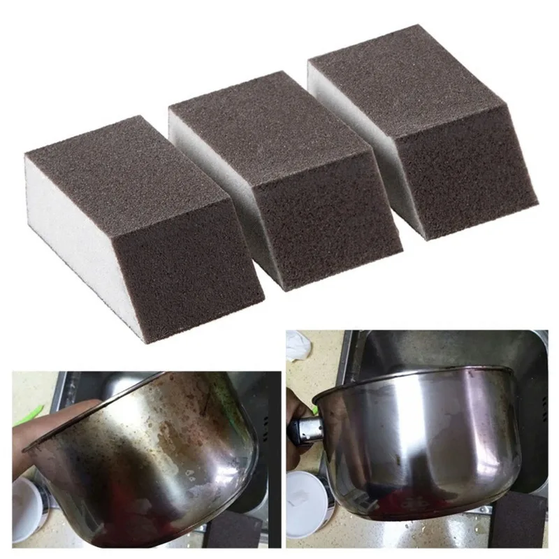 

1Pc Alumina Emery Sponge Magic Cooking Dishwasher Sponge Strong Decontamination Clean Super Clean Eraser Kitchen Accessories