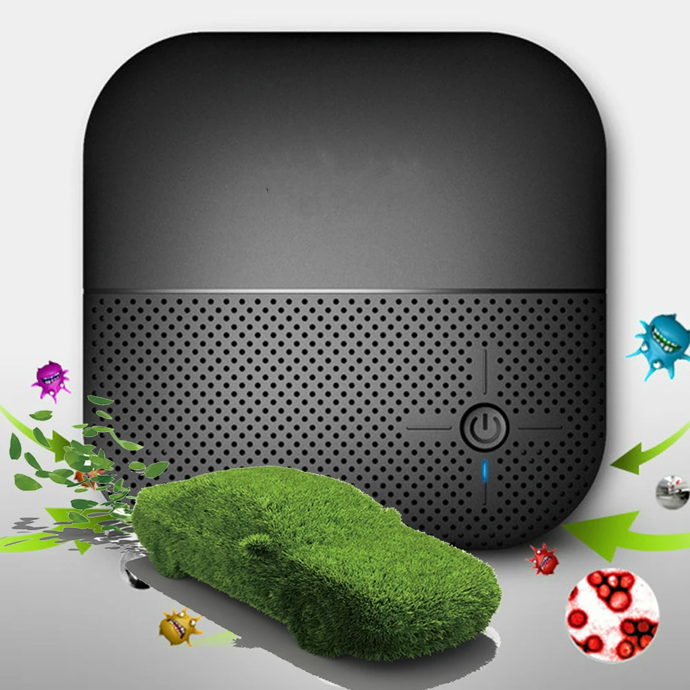 Car Air Purifier 12v Negative Ions Air Cleaner Ionizer Humidifier Air