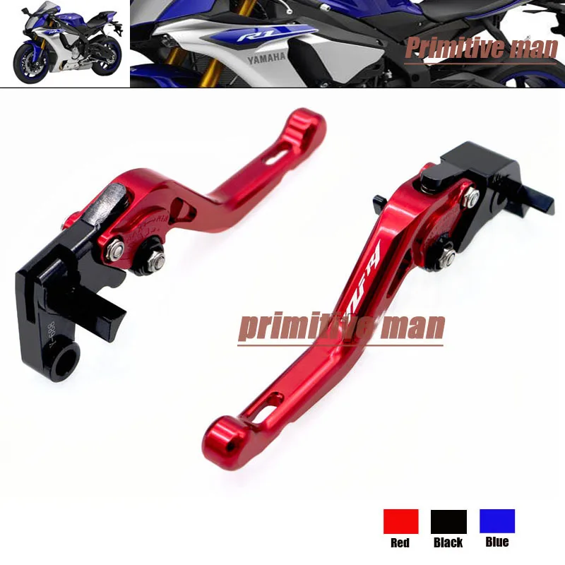 

For YAMAHA YZF R1 YZFR1 YZF-R1 2009-2014  CNC Billet Aluminum Short Brake Clutch Levers LOGO YZF R1 YZFR1 YZF-R1 Red