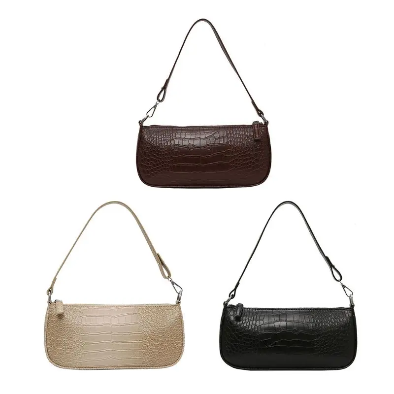 

1pcs Women Ladies Alligator Pattern Fashion Shoulder Bag Tote Messenger Leather Casual Handbag