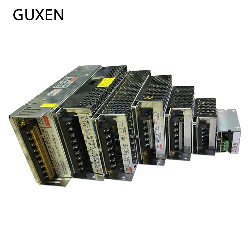 

GUXEN DC12V Power Supply Lighting Transformer driver Switch for LED Strips Adapter AC100-240V 5A 10A 15A 30A 2years warranty