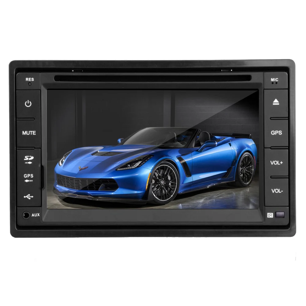 Sale 2 din radio car dvd player gps navigation tape recorder autoradio cassette player for car radio steering-wheel car multimedia 14