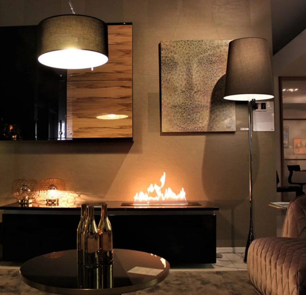 

Inno living Fire 48inch 1.2M fireplace heater ethanol burner electric