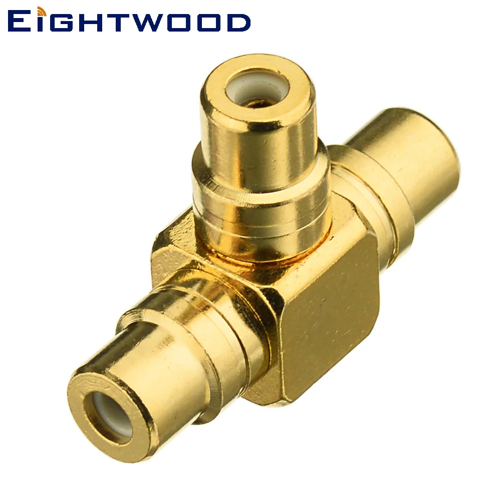 Автомобильный тв-адаптер Переходник RCA Jack Female Splitter 1-2 Phono для аудио видео Y/T |
