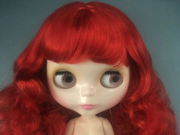 Коллекция 2019 года кукла Blyth серия красные волосы белое тело для суставов|Игровые