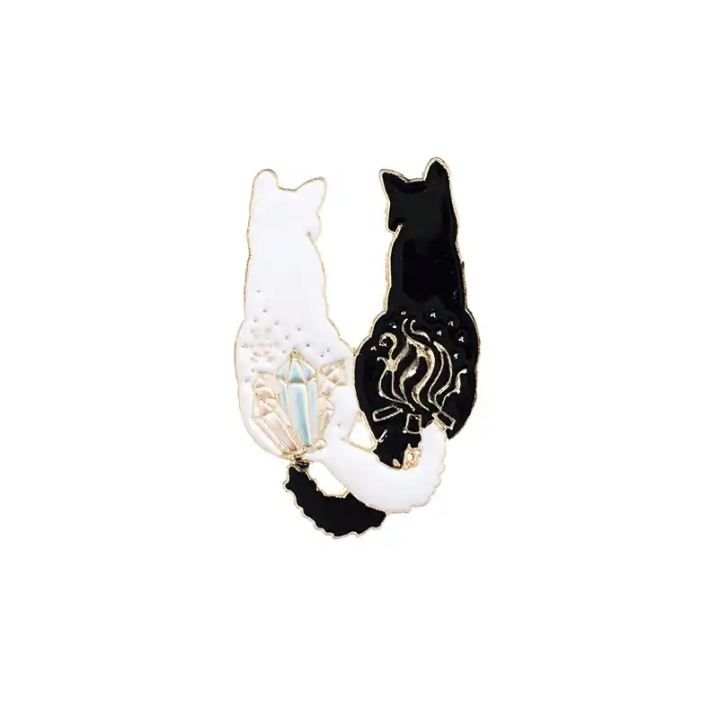 Broche En Metal Email Chat Blanc Noir Dessin Anime Mignon Queue De Feu Et De Glace Badge De Chat Accessoires De Bijoux A La Mode Aliexpress Broche En Metal Email Chat Blanc Noir Dessin Anime Mignon Queue De Feu Et De Glace Badge De Chat Accessoires De Bijoux A La Mode Aliexpress