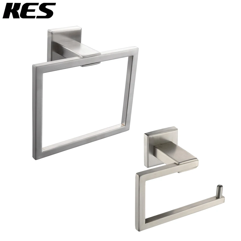 KES Bathroom Accessories Toilet Tissue Holder/Towel Ring SUS304