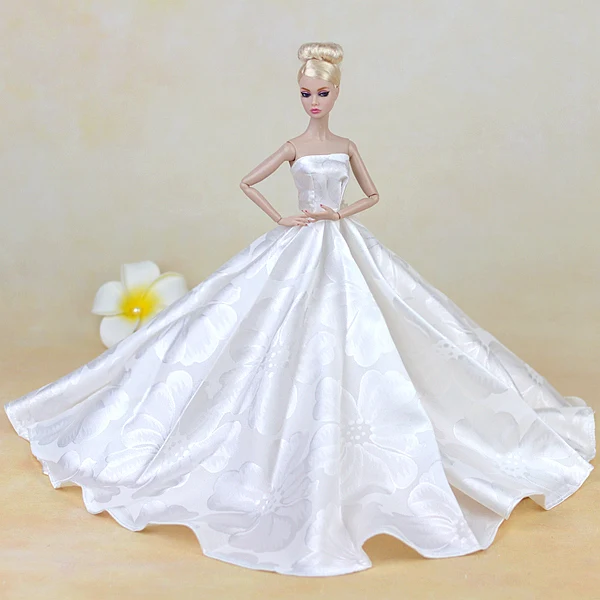 Lot 5 Pcs Handmade Wedding Dress Party Gown Clothes Outfits For Doll F`US