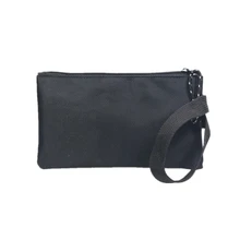 Новинка, модная однотонная черная тонкая оксфордская мужская сумка, кошелек для ключей, сумочка на молнии, клатч, портмоне, держатель для телефона, мини-браслет