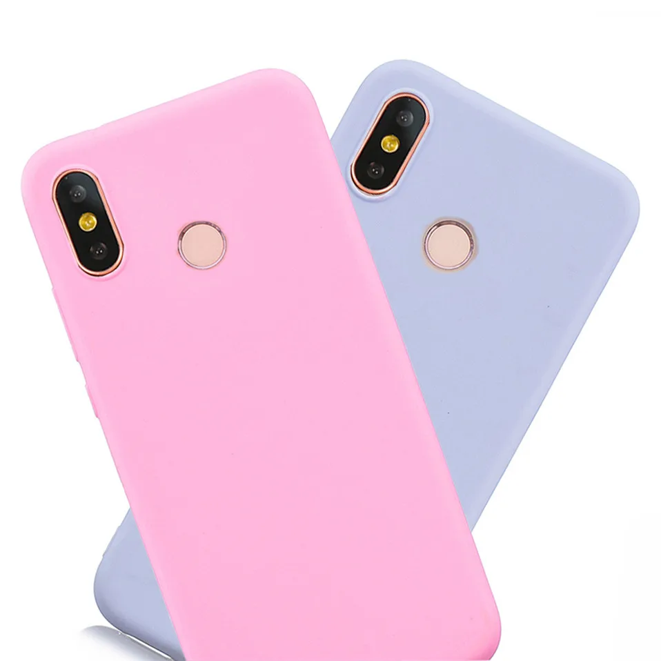 Candy Macaron Color Case For Xiaomi Redmi S2 6A 6 Pro 01