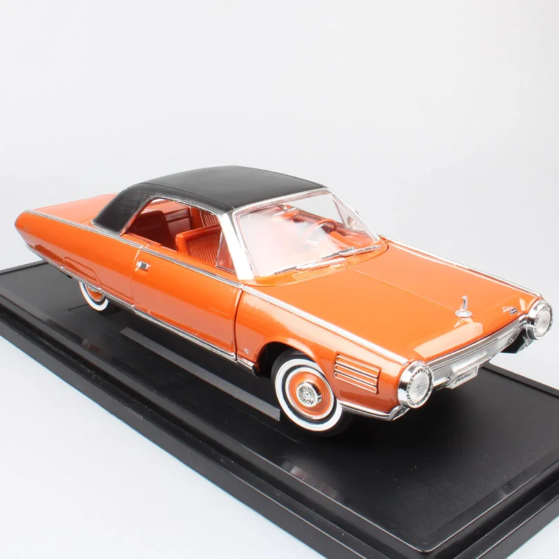 1:18 масштаб Большой классический винтажный люкс 1963 Chrysler турбинный автомобиль концепция Diecasts& транспортные средства модели игрушек подарки для детей