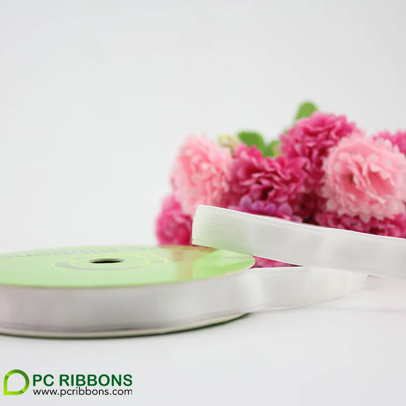 12mm soft white shoulder strap elastic ribbon Comfortable strengh bra ribbon 25 yardsin Ribbons