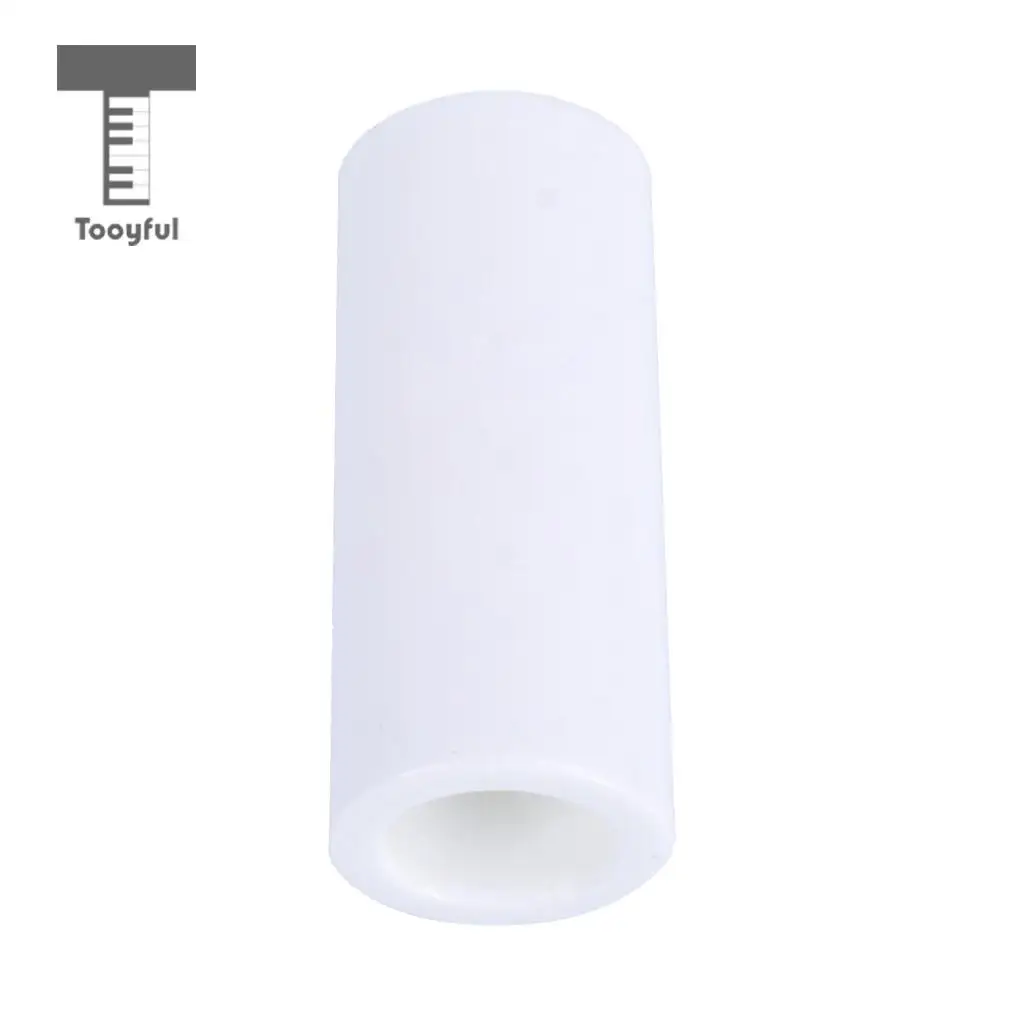 White Ceramic Tone Bar Guitar Slide for Acoustic Electric Guitar Bass Parts 7x3cm