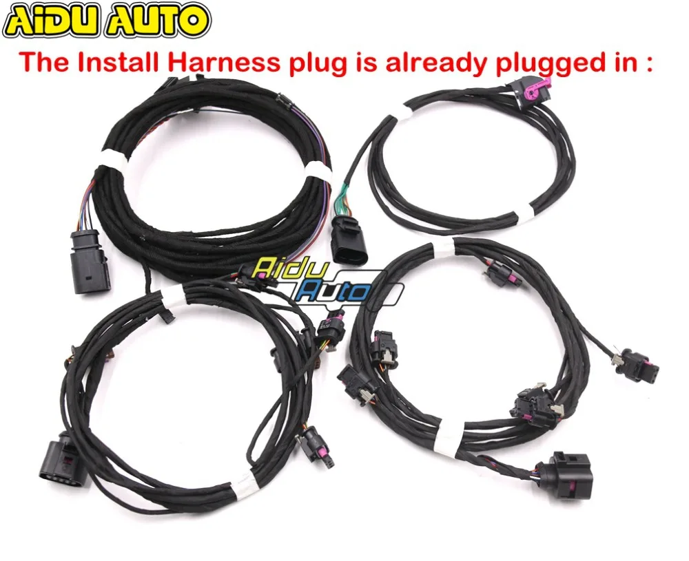 

USE FOR VW Golf 7 MK7 VII Parking Front&Rear 8K PDC OPS Install Harness cable wire