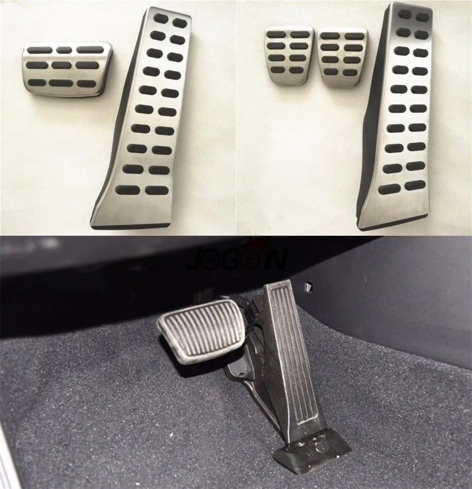 AT&MT Gas Fuel Brake Clutch Foot Pedal Pad Cover For KIA Sportage QL