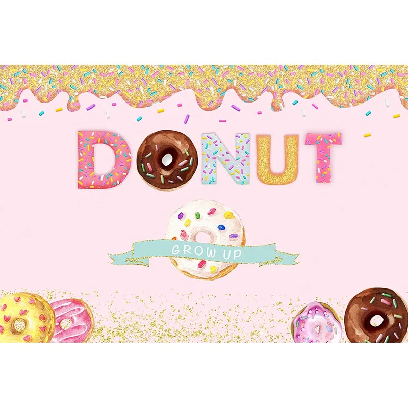 Вечерние фоны Mehofoto Donut фон для фотосъемки с веселой тематикой вечеринок