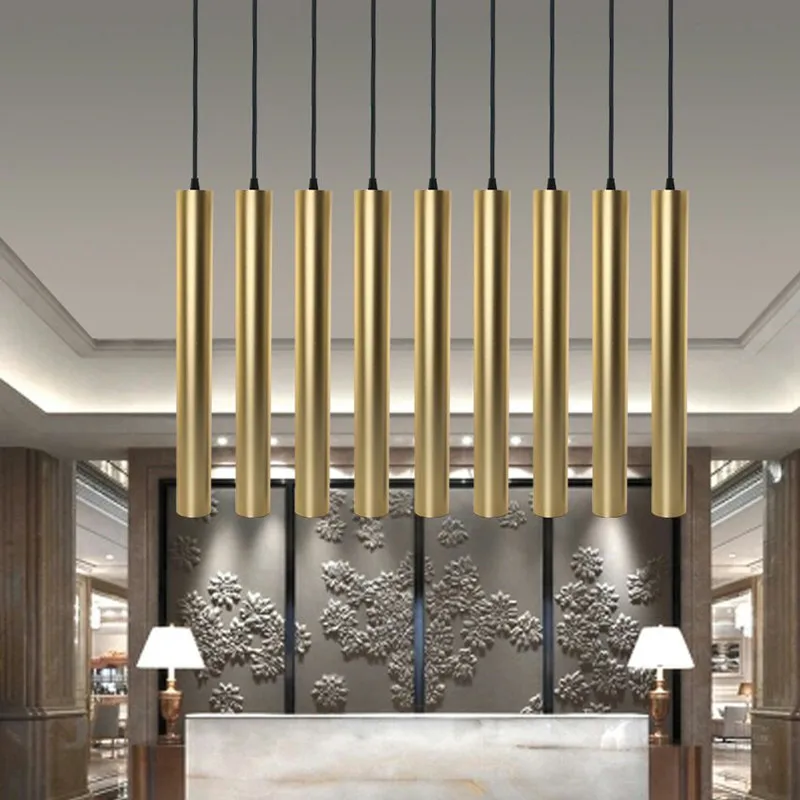 Online Dimmbare LED Moderne anhänger licht COB Zylindrischen Aluminium   metall home12w hängen lampe esszimmer wohnzimmer bar cafe droplight leuchte