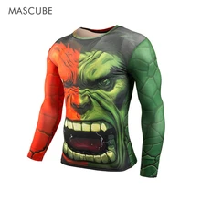 Mascube 2017 3d mens camiseta de baloncesto superior marvel heroes hulk avenger brand clothing cachorros jersery culturismo running térmica