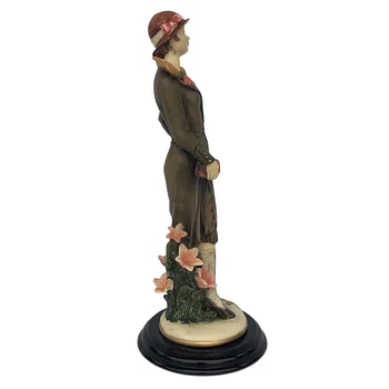 

Lifelike Figurine Art Home Decor Sculpture Ornament Resin Female Film Statue