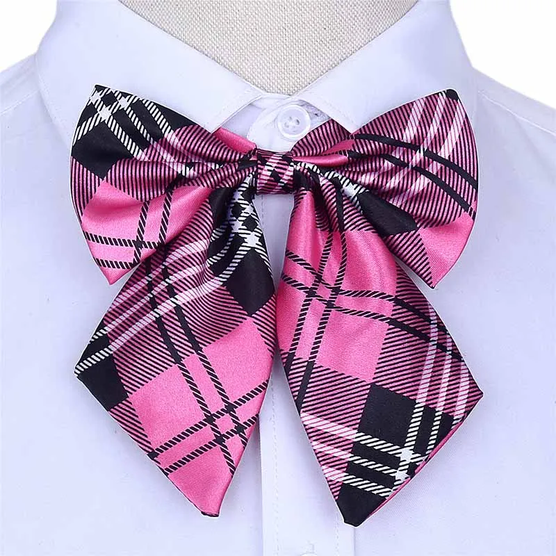 Распродажа, женские галстуки-бабочки стюардессы, винтажные шелковые полосатые галстуки-бабочка, новинка, аксессуары для шеи - Цвет: 25