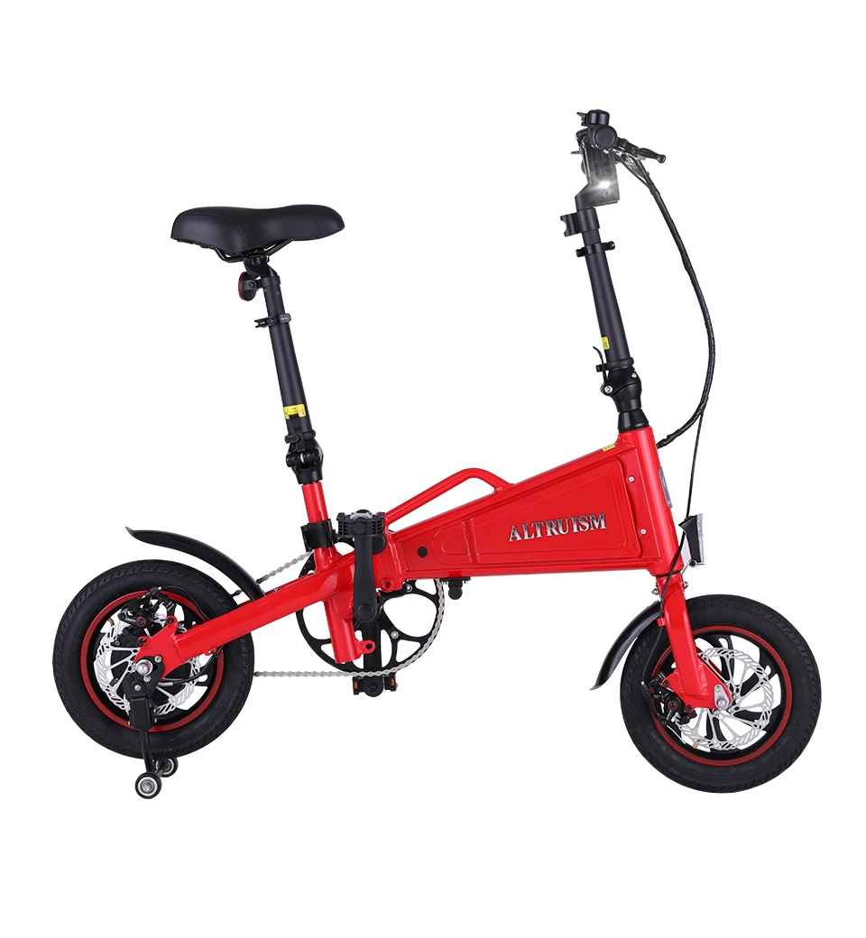 Excellent ALTRUISM A1 36V*350W Electric Bicycle Safety Cycling Watertight Frame Inside Li-on Battery Folding ebike 0