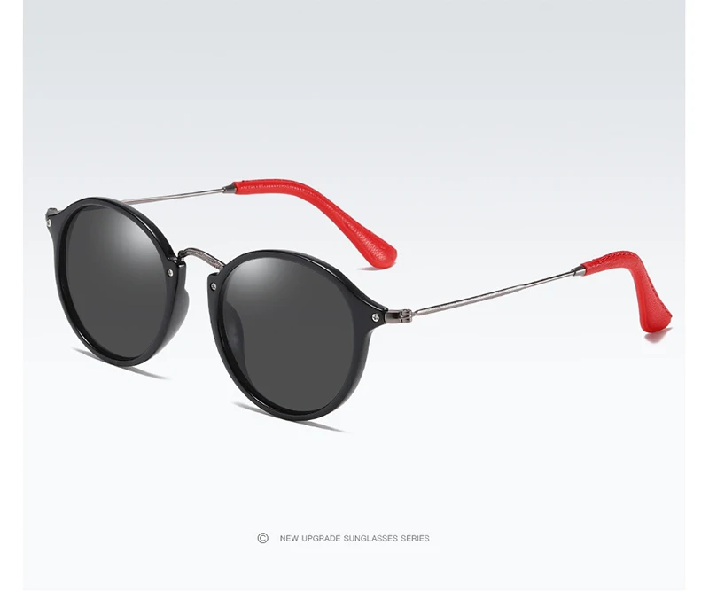 TR+ нержавеющая сталь легкие Черепаховые коричневые очки Мужские Женские винтажные Ретро Поляризованные солнцезащитные очки круглые солнцезащитные очки