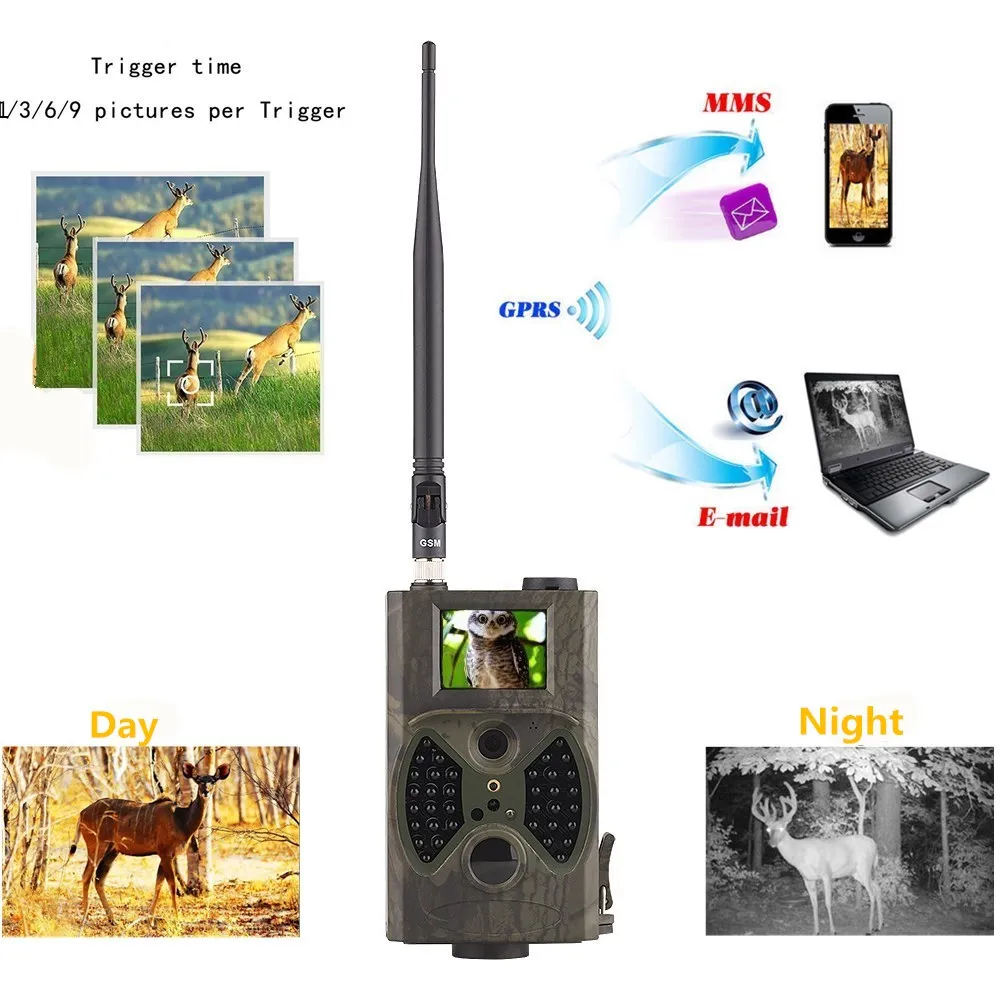 Deer Trail Cameras hunting 12MP 1080P Photo Trap Motion trigger Night Vision wildlife cameras CE ROHS FCC HC 300M hunting camera (33)